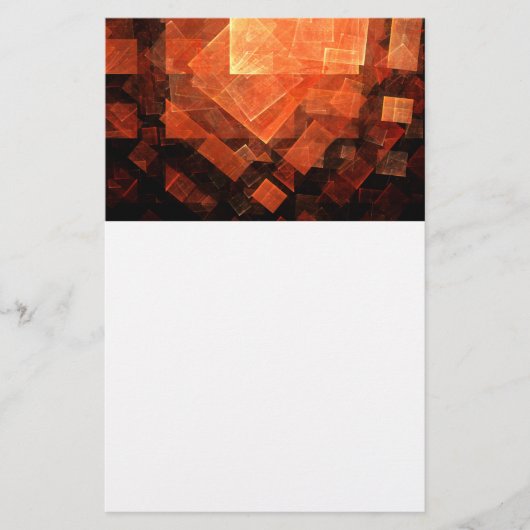 Venster Lichte Abstracte kunstartikelen Briefpapier (Voorkant)