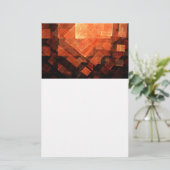 Venster Lichte Abstracte kunstartikelen Briefpapier (Staand voorkant)