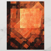 Venster Lichte Abstracte kunstbrochure Flyer (Voorkant)