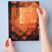 Venster Lichte Abstracte kunstbrochure Flyer (Hand)