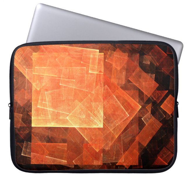 Venster Lichte Abstracte kunstlaptophoes Laptop Sleeve (Voorkant)