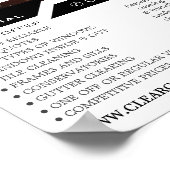 Venster Lichten, venster reinigen Adverteren Poster (Hoek)