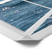 Venster Lijst met walvis Poster (Hoek)