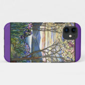 Venster Magnolia en Iris Glas in lood Case-Mate iPhone Case (Achterkant (horizontaal))