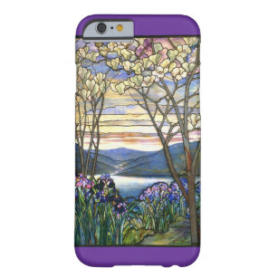 Venster Magnolia en Iris Glas in lood Barely There iPhone 6 Hoesje