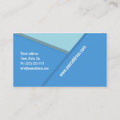 Venster Manufacturing Company Visitekaartje (Achterkant)