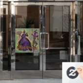 Venster maskerade vastkleven raamsticker (Kantoordeur)