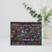 Venster met de Goede Samaritaan Briefkaart (Staand voorkant)