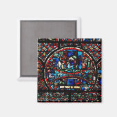 Venster met de Goede Samaritaan Magneet (Voorkant / Achterkant)