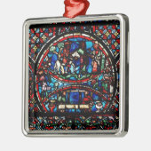 Venster met de Goede Samaritaan Metalen Ornament (Links)