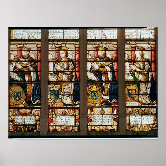 Venster met Francois de Bourbon Poster (Voorkant)