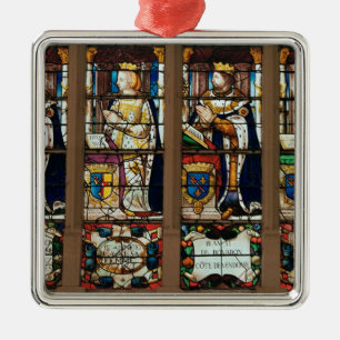 Venster met Louis de Bourbon Metalen Ornament