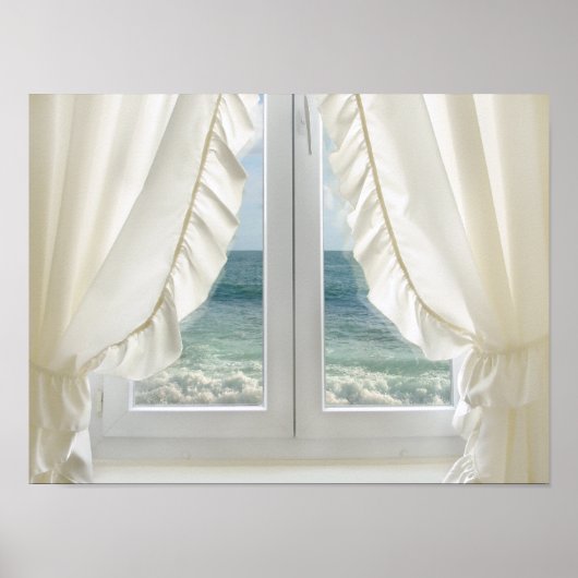 Venster met Uitzicht - poster (Voorkant)