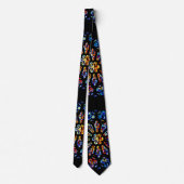 Venster Modern Roos Stropdas (Achterkant)