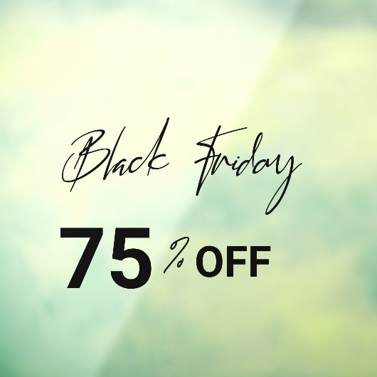 Venster Moderne winkel Zwart venster op vrijdag Ve Raamsticker (Vel 3)