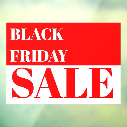 Venster Moderne winkel Zwart venster op vrijdag Ve Raamsticker (Vel 3)