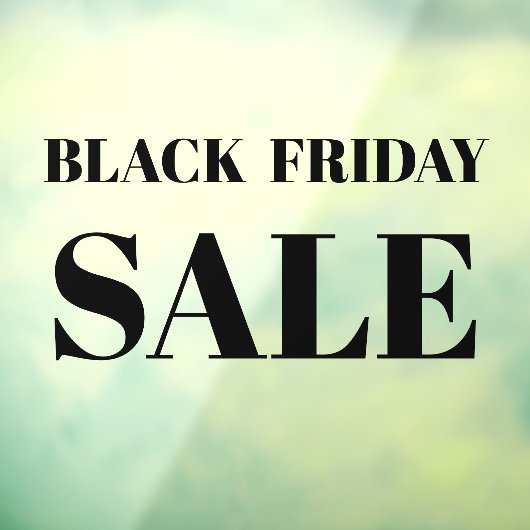 Venster Moderne winkel Zwart venster op vrijdag Ve Raamsticker (Vel 3)