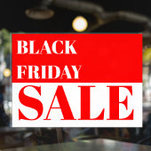 Venster Moderne winkel Zwart venster op vrijdag Ve Raamsticker