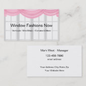 Venster Modes Moderne Visitekaartjes (Voorkant / Achterkant)