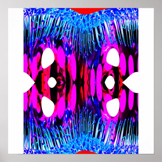 Venster naar de toekomstige digitale kunst poster (Voorkant)