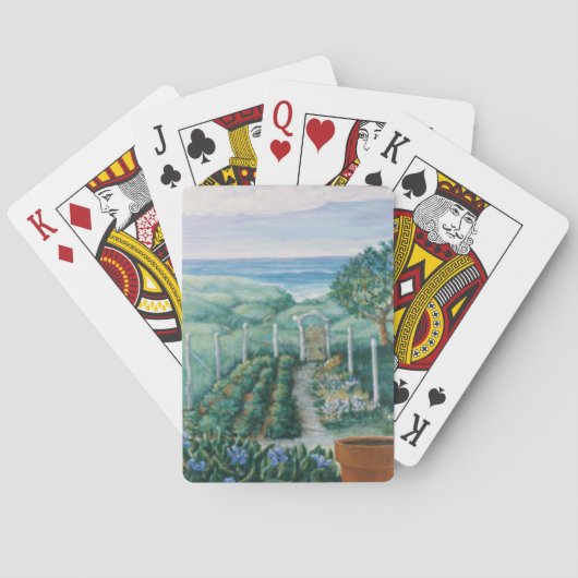 Venster naar de Tuin Pokerkaarten (Achterkant)
