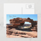 Venster natuur - Kalbarri - Briefkaart (Voorkant / Achterkant)