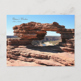 Venster natuur - Kalbarri - Briefkaart