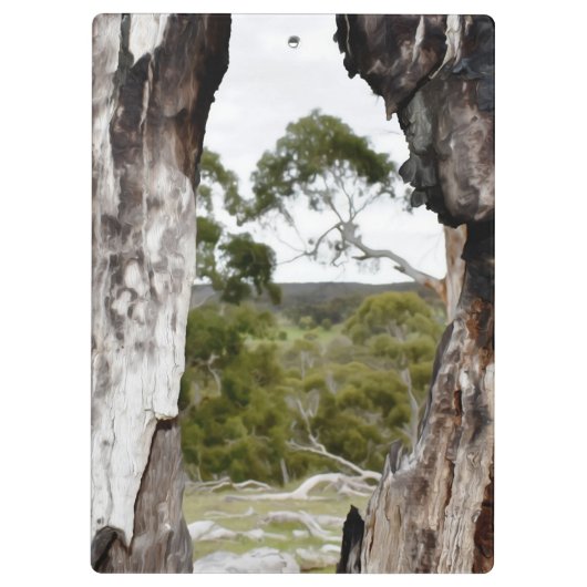 Venster natuur klembord (Achterkant)