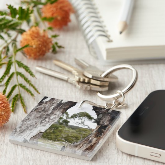 Venster natuur sleutelhanger (Voorkant Rechts)