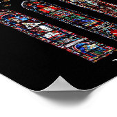 Venster Noord-Roos van de Kathedraal van Notre Dam Poster (Hoek)