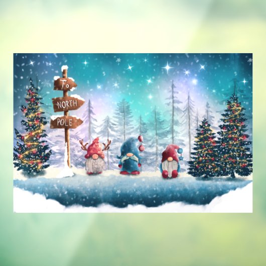 Venster Noordpool Raamsticker (Vel 3)