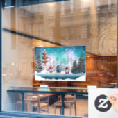 Venster Noordpool Raamsticker (Cafe Raam)