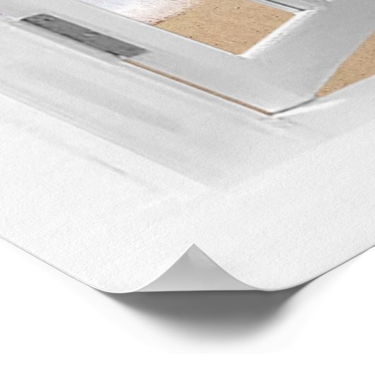 Venster Oceaan openen Poster (Hoek)