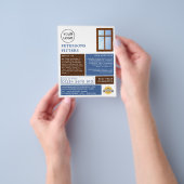 Venster Ontwerp, Venster & Deuren Fitter Company Flyer (Hand)