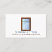 Venster Ontwerp, Venster & Deuren Fitter Company Visitekaartje (Voorkant)