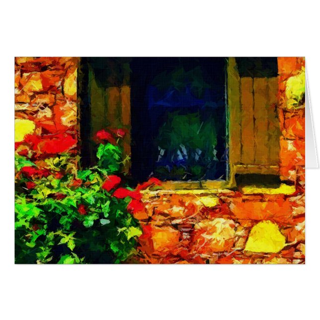 Venster op Griekenland (Voorkant Horizontaal)