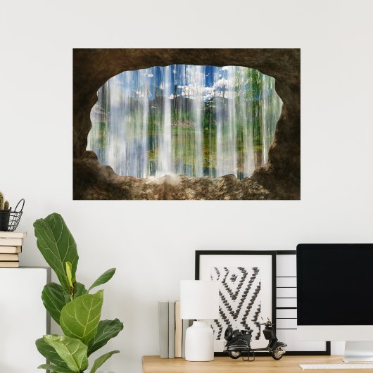 Venster op het Poster Cwm (Thuiskantoor)