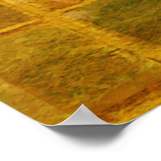 Venster Patchwork Poster (Hoek)