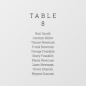 Venster Plakken Minimale bruiloft Zitting Grafiek  Raamsticker (Vel)