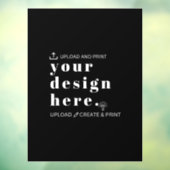 Venster Plakken Uw Ontwerp Upload 18 "x 24" Sign Raamsticker (Vel 3)