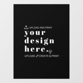 Venster Plakken Uw Ontwerp Upload 18 "x 24" Sign Raamsticker