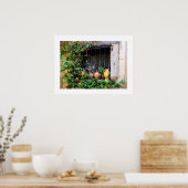 Venster Punten II Poster (Keuken)