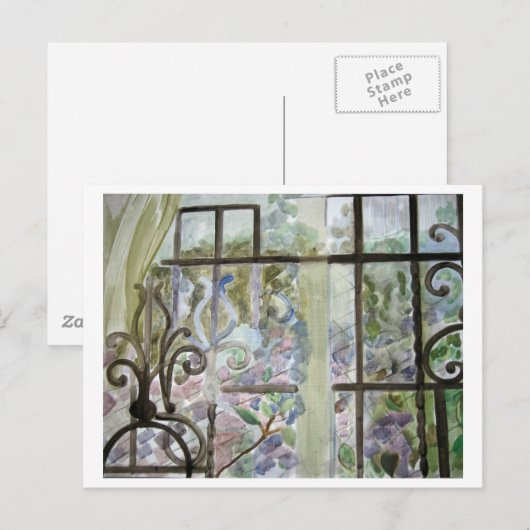 Venster Queens Briefkaart (Voorkant / Achterkant)