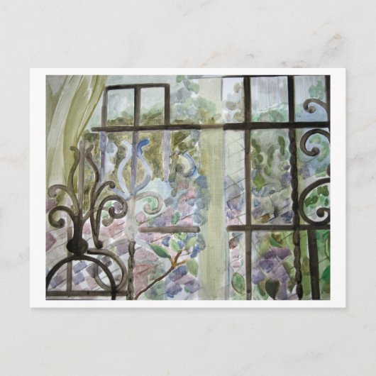 Venster Queens Briefkaart (Voorkant)