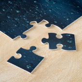 Venster regendruppels, effect legpuzzel (Zijkant)