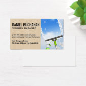 Venster reinigen | Bubels van zeep Visitekaartje (Bureau)