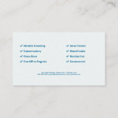 Venster reinigen visitekaartje (Achterkant)