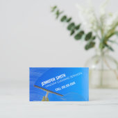 Venster reinigen visitekaartje (Staand voorkant)