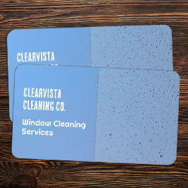 Venster reinigen visitekaartje