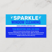 Venster reinigen visitekaartje (Voorkant)